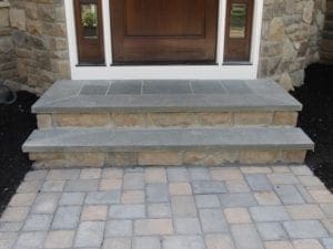 cultured stone steps