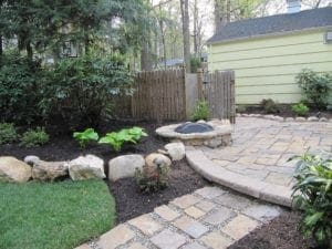 natural stone firepit