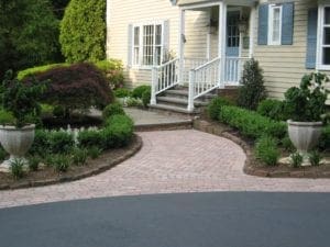 paver driveway inlay