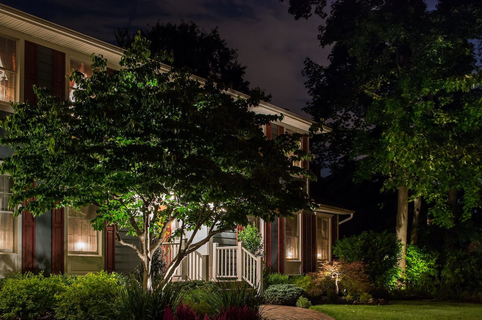 Luxurious Landscape Lighting Design in Bernardsville, NJ